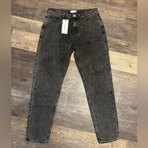 Dance & Marvel Black Jeans L Straight Leg NWT High Rise Casual Denim Large